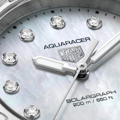 TAG Heuer Aquaracer Mother-of-Pearl Solargraph Watch - 34mm
