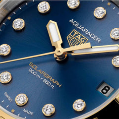 Tag Heuer Aquaracer Professional 200 Solargraph Blue Dial - 34mm