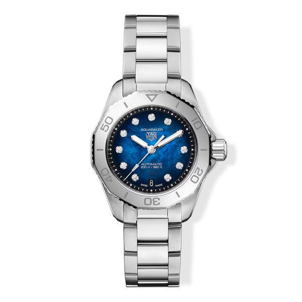 TAG Heuer Aquaracer Automatic Blue Mother of Pearl - 30mm