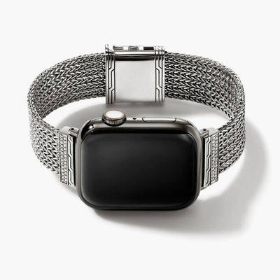 John Hardy Apple Watch® Silver Diamond Bracelet - 18mm - John Hardy product