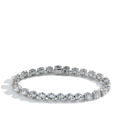 25.50 Carat Traceable Natural Diamond Tennis Bracelet - Private Label product