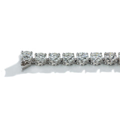 25.50 Carat Traceable Natural Diamond Tennis Bracelet