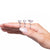 Round Ultra Thin Solitaire Engagement Ring Setting in Platinum