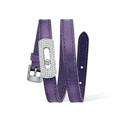 Messika My Move White Gold Pave Diamond Motif Bracelet - Messika product