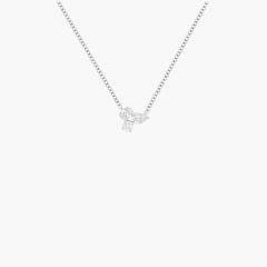 EF Collection Triple Diamond Cluster Necklace