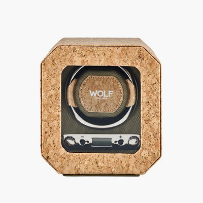 Wolf Cortica Single Watch Winder II in Cork - WOLF product