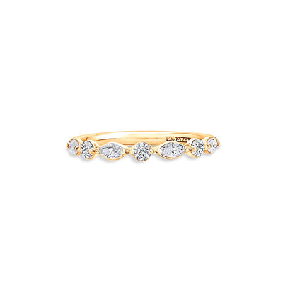 A. Jaffe Marquise and Round Diamond Ring in Yellow Gold - A.Jaffe product