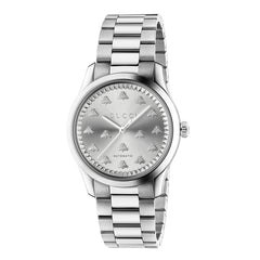 Gucci G-Tmeless 38mm Stainless Steel Bee Watch