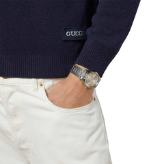 Gucci G-Tmeless 38mm Stainless Steel Bee Watch