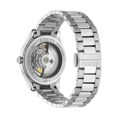 Gucci G-Tmeless 38mm Stainless Steel Bee Watch