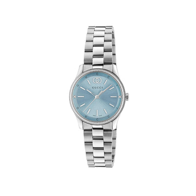 Gucci G-Timeless Ice Blue Dial on Steel Bracelet - 29mm - Gucci product