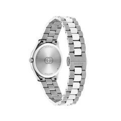 Gucci G-Timeless Ice Blue Dial on Steel Bracelet - 29mm