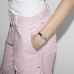 Gucci G-Frame Pink Dial Rectangular Ladies' Watch