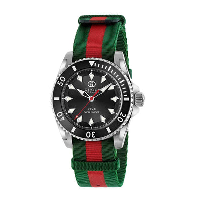 Gucci Dive Black Dial on Fabric Strap - 40mm - Gucci product