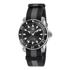 Gucci Dive Stainless Steel Black Dial Watch - 40mm