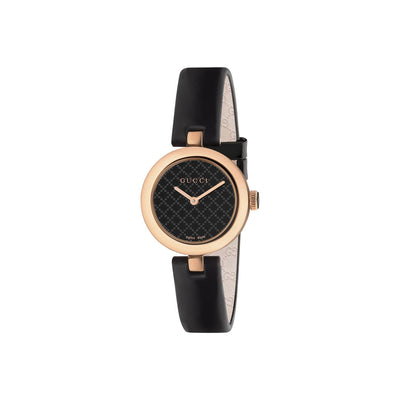 Gucci Black and Rose Gold Diamantissima Watch - 27mm - Gucci product