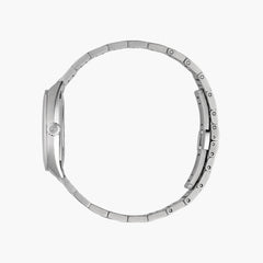 Gucci Interlocking G Pink Diamond Dial Quartz Watch with Steel Bracelet - 29mm