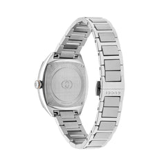 Gucci Interlocking G Black Dial Watch on Steel Bracelet - 29mm