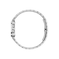Gucci G-Flat Black Dial on Stainless Steel Bracelet - 30mm