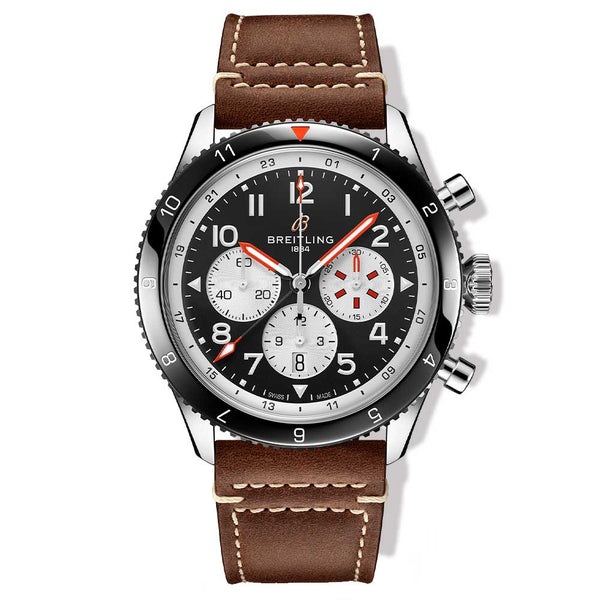 BREITLING Super AVI Mosquito Watch, GMT Chronograph, YB04451A1B1X1