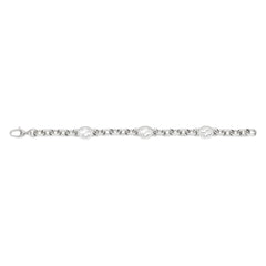 Gucci Interlocking G Silver Small Bracelet