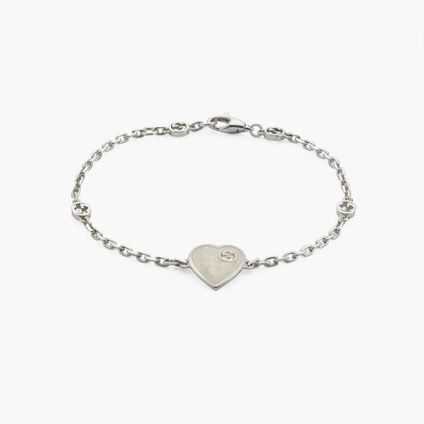 Gucci Heart Bracelet with Interlocking G