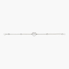 Gucci Heart Bracelet with Interlocking G
