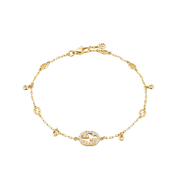 Gucci Interlocking Diamond Bracelet