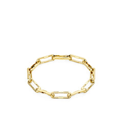 Gucci Link To Love 3mm Wide Bracelet in 18K Yellow Gold