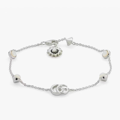 Gucci GG Marmont Mother-of-Pearl Flower Bracelet - Gucci product