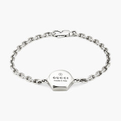 Gucci Trademark Hexagon Chain Bracelet