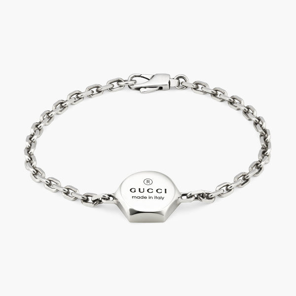 Gucci Trademark Hexagon Chain Bracelet