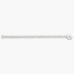 Gucci Trademark Silver Cuban Link Bracelet