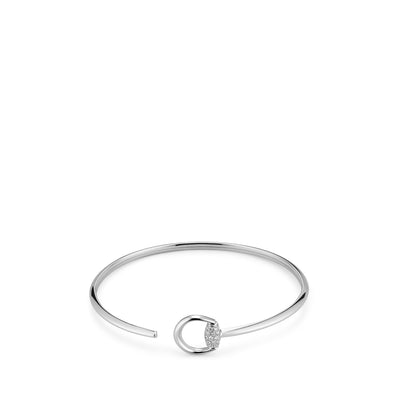 Gucci Horsebit Demi Diamond Pavé Slim Bangle Bracelet - Gucci product
