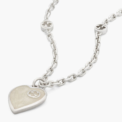 Gucci Interlocking Necklace with Heart Pendant - Gucci product