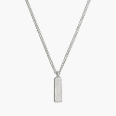 Gucci Diagonal Interlocking G Tag Necklace