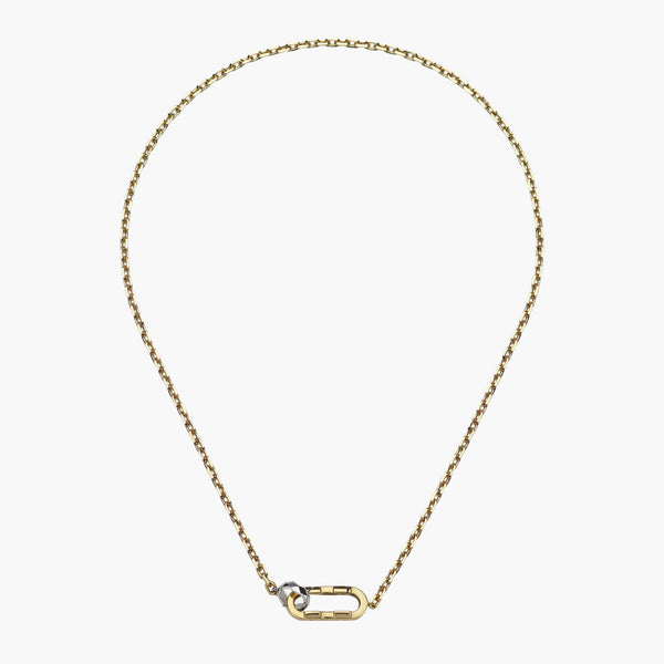 Gucci Link To Love Two-Tone Necklace