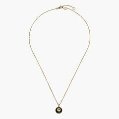 Gucci Interlocking G Necklace in Black Onyx