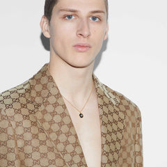 Gucci Interlocking G Necklace in Black Onyx