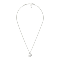 Gucci GG Marmont Silver Pendant Necklace