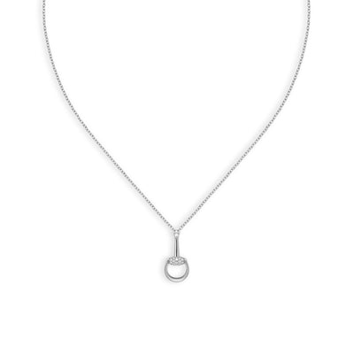 Gucci Horsebit Demi Diamond Pavé Pendant Necklace - Gucci product