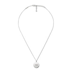 Gucci Blind for Love Silver Round Necklace