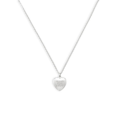 Gucci Blind for Love Silver Heart Necklace - Gucci product