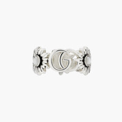 Gucci GG Marmont Mother-of-Pearl Flower Ring