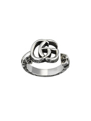 Gucci GG Marmont Key Silver Ring