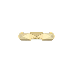 Gucci Yellow Gold Link to Love Studded Ring