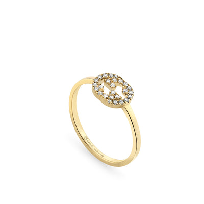 Gucci Interlocking Diamond Ring in Yellow Gold - Gucci product