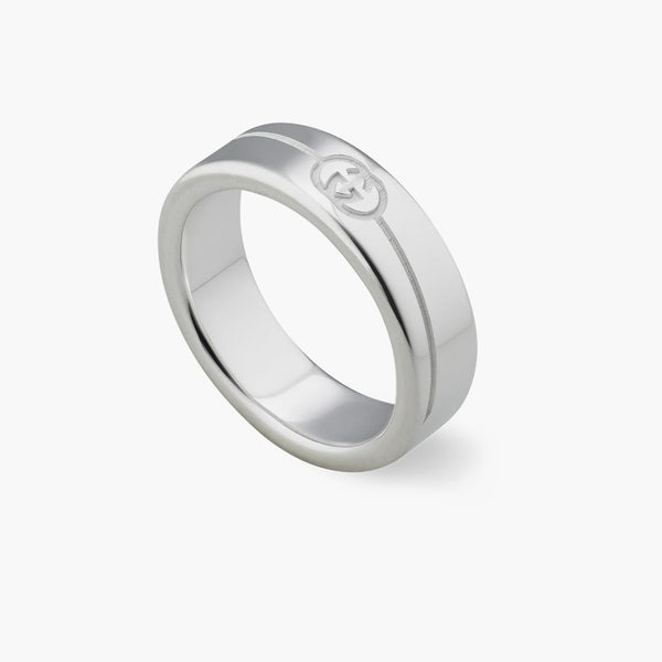 Gucci Tag Diagonal Interlocking G Ring, YBC774052001 – J.R.DUNN