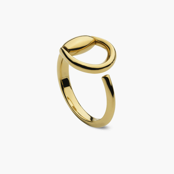 Gucci Horsebit Ring in 18K Yellow Gold