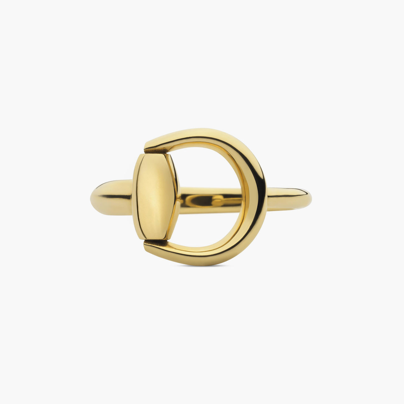 Gucci Horsebit Ring in 18K Yellow Gold